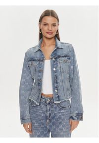 Liu Jo Kurtka jeansowa UA4096 D4854 Niebieski Regular Fit. Kolor: niebieski. Materiał: bawełna #4