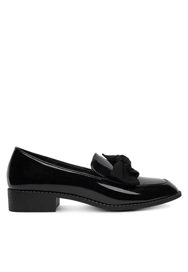 DeeZee Loafersy SQ873-1-BLACK PAT Czarny. Kolor: czarny. Materiał: materiał