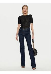 Guess Sweter Belle W4GR15 Z36O0 Czarny Regular Fit. Kolor: czarny. Materiał: syntetyk, wiskoza
