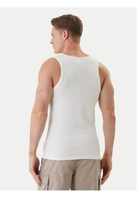 Calvin Klein Jeans Tank top LV04RF272G Biały Regular Fit. Kolor: biały. Materiał: bawełna #8