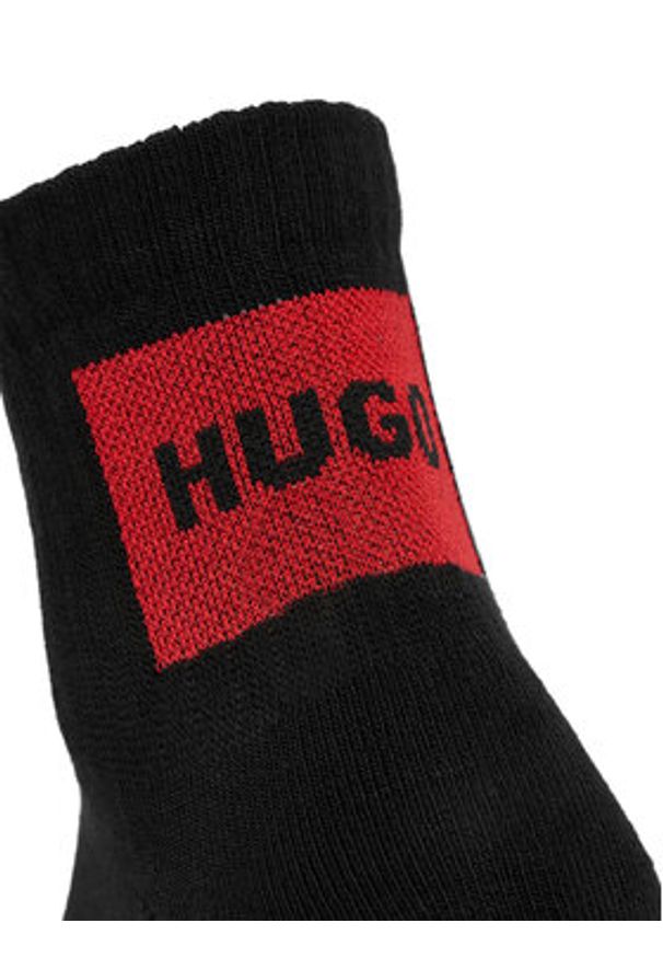 Hugo - HUGO Skarpety krótkie 50541597 Czarny. Kolor: czarny. Materiał: bawełna