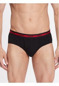 Hugo - HUGO Komplet slipów 50492378 Czarny. Kolor: czarny. Materiał: bawełna #3