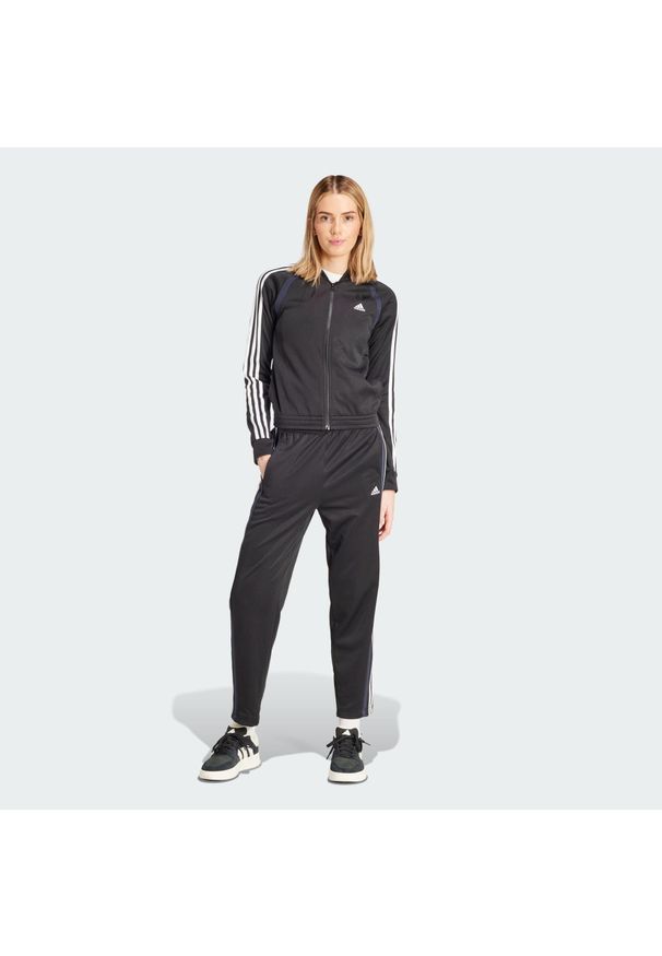 Adidas - Dres Teamsport. Kolor: biały, wielokolorowy, czarny. Materiał: dresówka
