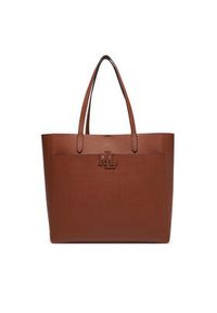 Lauren Ralph Lauren - LAUREN RALPH LAUREN Torebka 431960183001 Brązowy. Kolor: brązowy. Materiał: skórzane #3