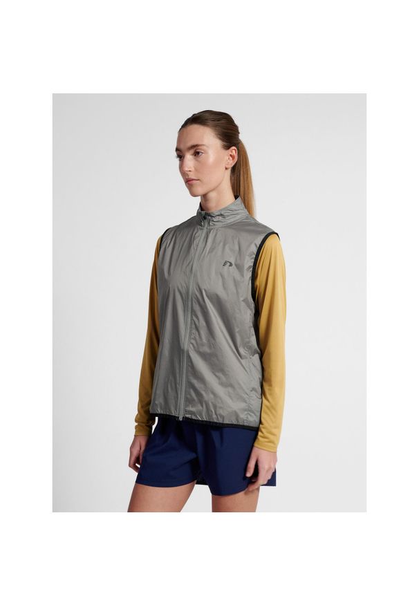 NewLine - Kobieta wodoodporna kamizelka składana bez rękawów Newline. Kolor: szary. Długość rękawa: bez rękawów. Sport: piłka ręczna