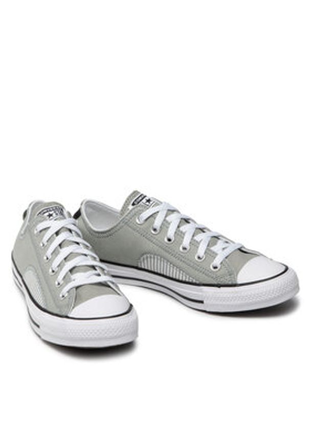 Converse Trampki Chuck Taylor All Star Ox A00481C Szary. Kolor: szary. Materiał: materiał