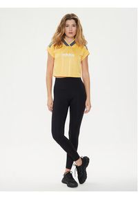 Adidas - adidas T-Shirt Tiro Summer IS0726 Żółty Slim Fit. Kolor: żółty. Materiał: syntetyk #5