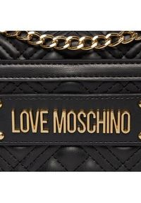 Love Moschino - LOVE MOSCHINO Torebka JC4236PP0ILA0000 Czarny. Kolor: czarny. Materiał: skórzane #4