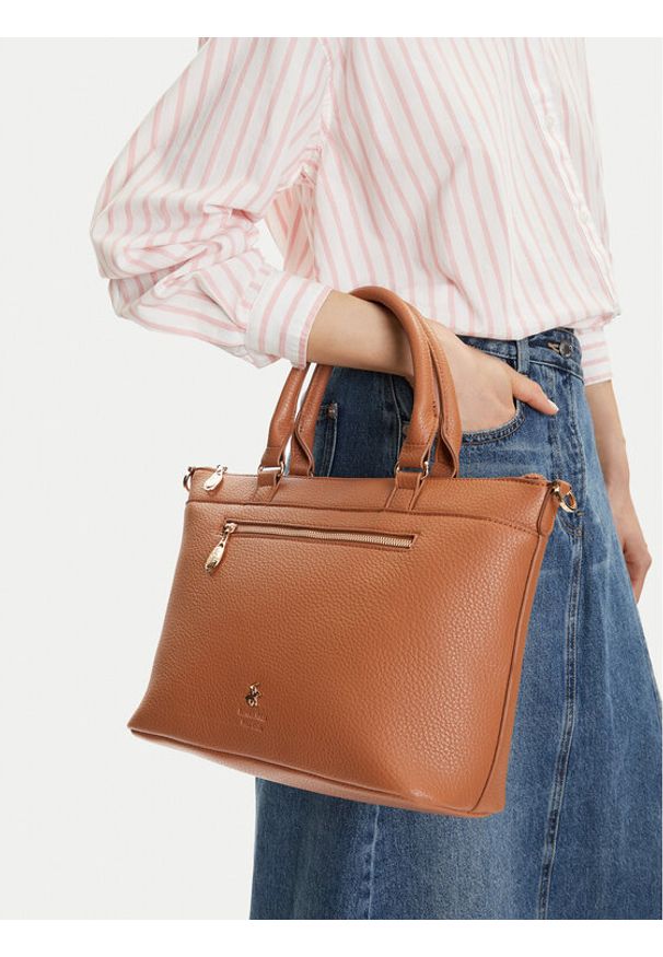 Beverly Hills Polo Club Torebka CEO-BHPC-C-006-08 Brązowy. Kolor: brązowy