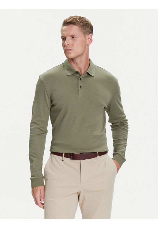BOSS Polo Pado 30 50468392 Zielony Regular Fit. Typ kołnierza: polo. Kolor: zielony. Materiał: bawełna