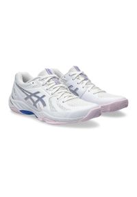 Buty do squasha damskie Asics Blade FF. Kolor: niebieski, wielokolorowy, biały