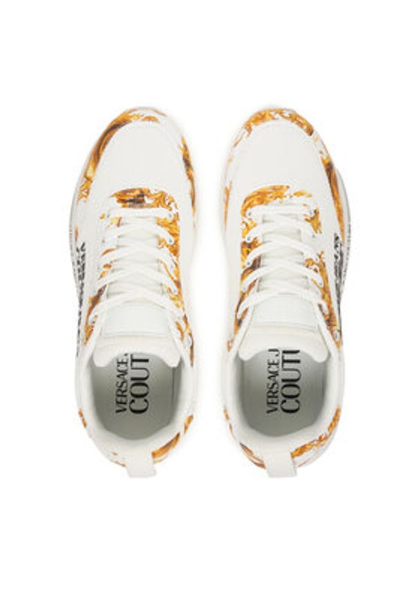 Versace Jeans Couture Sneakersy 80YA3SA5 ZSE14 Biały. Kolor: biały. Materiał: mesh
