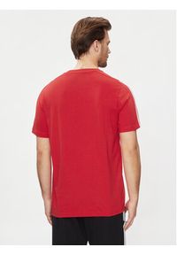 Adidas - adidas T-Shirt Essentials Single Jersey 3-Stripes T-Shirt IC9339 Czerwony Regular Fit. Kolor: czerwony. Materiał: bawełna #4