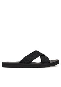 Calvin Klein Klapki Ess Diecut Xcross Wb Aop HM0HM02093 Czarny. Kolor: czarny. Materiał: materiał #1