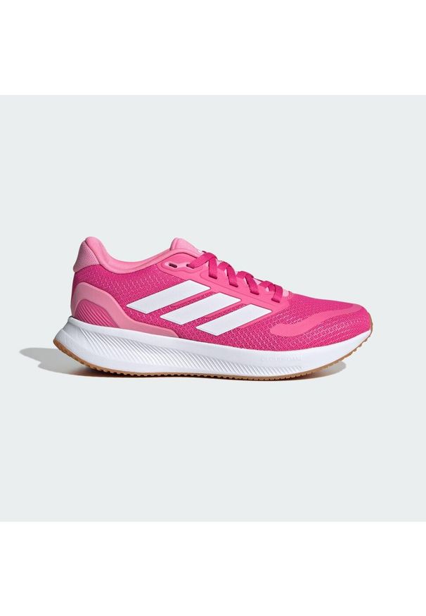 Adidas - Buty Runfalcon 5 Kids. Kolor: różowy, biały, wielokolorowy. Sport: bieganie