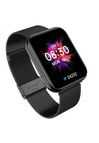 GARETT - Smartwatch Garett GRC Maxx czarny stalowy. Rodzaj zegarka: smartwatch. Kolor: wielokolorowy, czarny, szary. Styl: sportowy, klasyczny, elegancki