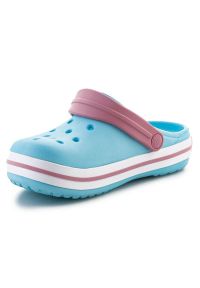 Chodaki Crocs Crocband Clog Jr 207006-4S3 niebieskie. Kolor: niebieski. Materiał: materiał. Sezon: lato