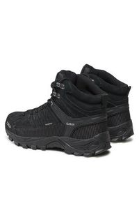CMP Trekkingi Rigel Mid Wp 3Q12947 Czarny. Kolor: czarny. Materiał: skóra, zamsz. Sport: turystyka piesza