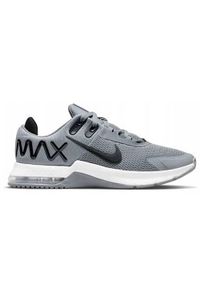 Buty treningowe męskie Nike Air Max Alpha Trainer 4. Zapięcie: sznurówki. Kolor: szary, wielokolorowy. Materiał: materiał, tkanina, syntetyk. Szerokość cholewki: normalna. Model: Nike Air Max
