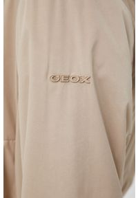 Geox kurtka DANDRA damska kolor beżowy przejściowa. Okazja: na co dzień. Kolor: beżowy. Materiał: materiał. Wzór: gładki. Styl: casual #6