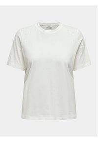 JDY T-Shirt Molly 15311675 Biały Regular Fit. Kolor: biały. Materiał: bawełna #6