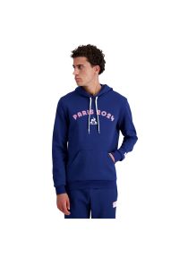 Bluza z kapturem Le Coq Sportif Graphic Paris 2024 N°2. Typ kołnierza: kaptur. Kolor: niebieski #1