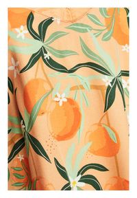 Hunkemöller Koszulka piżamowa Woven Lace 205764 Pomarańczowy Regular Fit. Kolor: pomarańczowy. Materiał: wiskoza #3