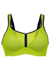 ANITA ACTIVE - Stanik do biegania Air Control mit Delta Pad z wysoki poziomem podtrzymywania. Kolor: zielony. Materiał: poliester, elastan, poliamid. Sport: bieganie