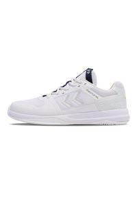 Buty do piłki ręcznej męskie Hummel Power Play Pro. Zapięcie: sznurówki. Kolor: biały. Materiał: materiał, syntetyk. Szerokość cholewki: normalna. Sport: turystyka piesza