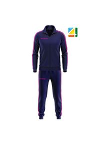 Dres szkolny Givova z bawełnianego terry 6XS. Kolor: fioletowy. Materiał: bawełna, dresówka