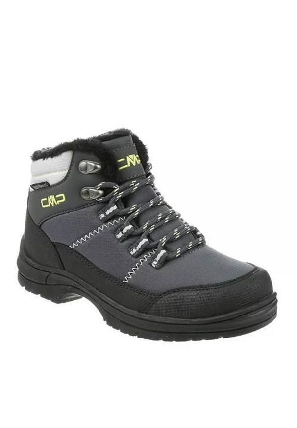 Buty do chodzenia dla dzieci CMP Kids Annuuk. Wysokość cholewki: za kostkę. Zapięcie: sznurówki. Kolor: czarny, szary, brązowy, wielokolorowy. Materiał: syntetyk, tkanina, materiał. Szerokość cholewki: normalna. Sport: turystyka piesza