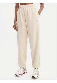 Reebok Spodnie dresowe Reebok x Ewa Chodakowska Ada RK25621CCW Beżowy Relaxed Fit. Kolor: beżowy. Materiał: syntetyk #1