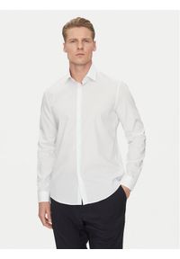 Calvin Klein Koszula K10K112743 Biały Extra Slim Fit. Kolor: biały. Materiał: bawełna