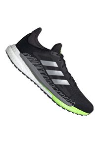 Adidas - Buty do biegania adidas SolarGlide 3M M FV7254 czarne. Kolor: czarny. Szerokość cholewki: normalna. Sezon: jesień. Sport: fitness