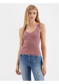 JDY Top Nanna 15180497 Różowy Slim Fit. Kolor: różowy #8