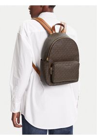 MICHAEL Michael Kors Plecak Tanner 30T5GTNB2B Brązowy. Kolor: brązowy. Materiał: skóra #1