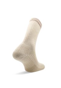 TEKO - Skarpety sportowe z wełny Merino Teko ecoHIKE Light Half Cushion 2.0. Kolor: beżowy, szary. Materiał: wełna. Sport: turystyka piesza