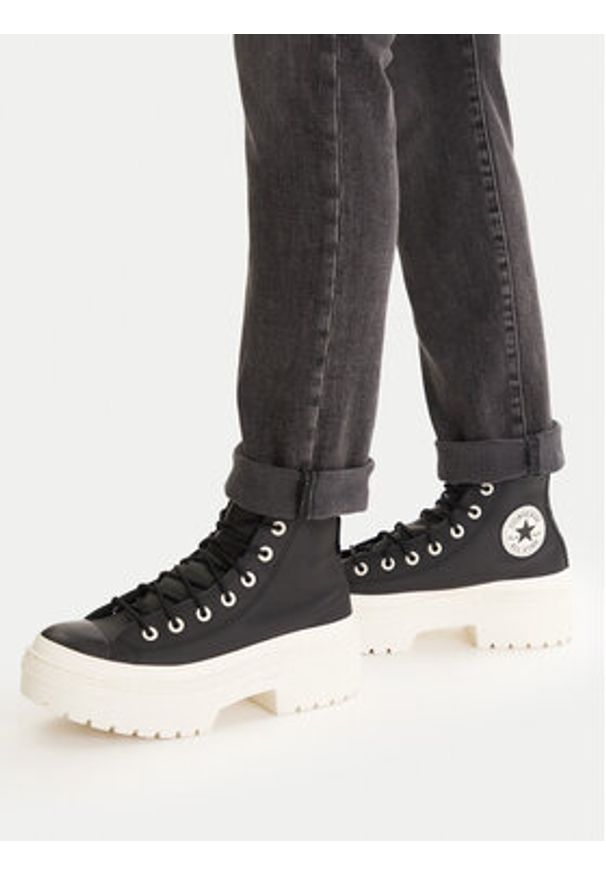 Converse Trampki Chuck Taylor All Star Lugged Heel Platform Waterproof A12328C 001 Czarny. Kolor: czarny. Materiał: materiał. Obcas: na platformie