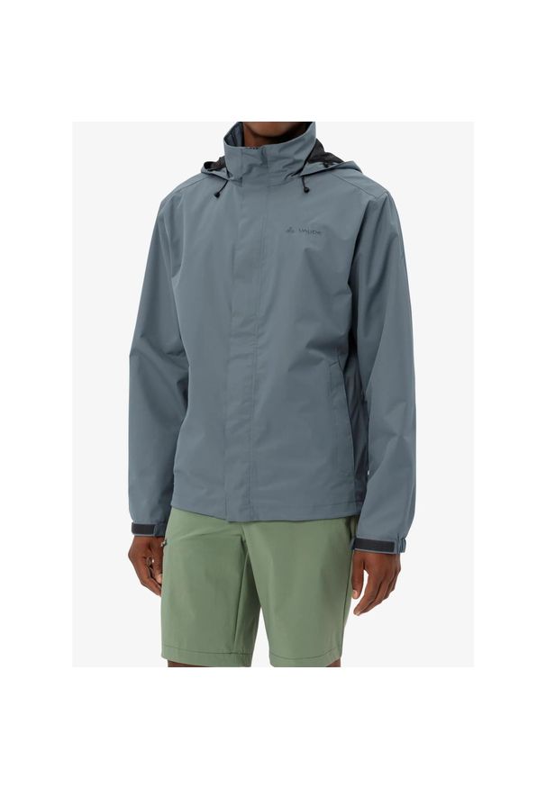 Kurtka przeciwdeszczowa męska Vaude Escape Light Jacket. Kolor: szary