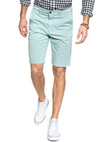 Wrangler - SPODENKI WRANGLER CHINO SHORT MIST BLUE W14AWA078 #5