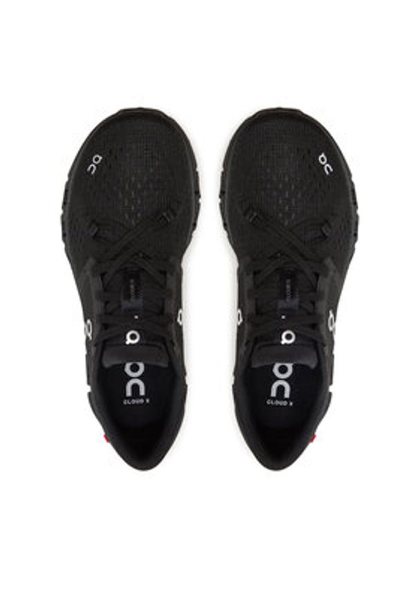 On Buty na siłownię Cloud X 4 3WE30070106 Czarny. Kolor: czarny. Materiał: materiał. Sport: fitness