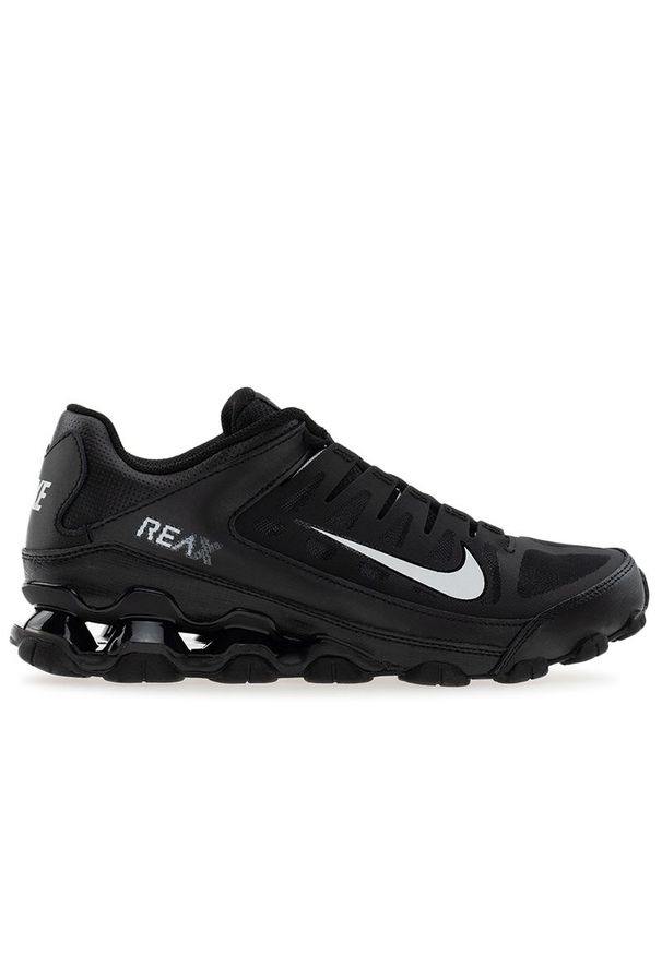 Buty męskie Nike Reax 8 TR Mesh 621716-033 - czarne. Zapięcie: sznurówki. Kolor: czarny. Materiał: mesh. Szerokość cholewki: normalna. Sport: fitness