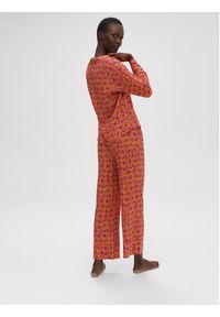 Simone Pérèle Spodnie piżamowe Songe 18S660 Różowy Comfort Fit. Kolor: różowy. Materiał: wiskoza #7