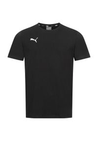 Puma - Koszulka męska sportowa czarna logo PUMA. Kolor: czarny