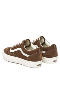 Vans Tenisówki Old Skool VN000D7ZCHS1 Brązowy. Kolor: brązowy. Materiał: zamsz, skóra #4