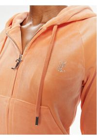 Juicy Couture Bluza Madison JCWA122001 Pomarańczowy Slim Fit. Kolor: pomarańczowy. Materiał: syntetyk #5