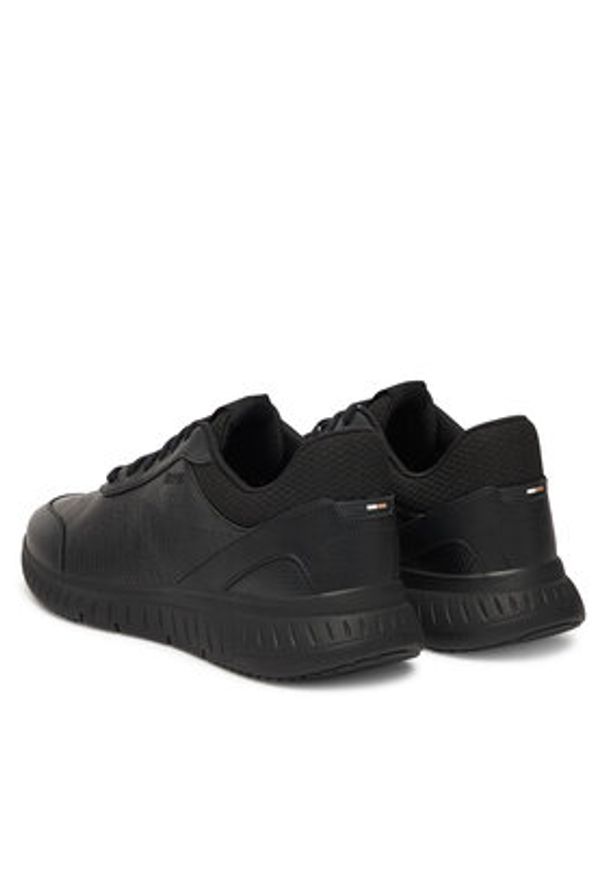 BOSS Sneakersy Titanis 50548718 Czarny. Kolor: czarny. Materiał: skóra