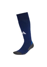 Adidas - Getry adi 24 AEROREADY Football Knee. Kolor: biały, wielokolorowy, niebieski. Materiał: materiał. Sport: piłka nożna