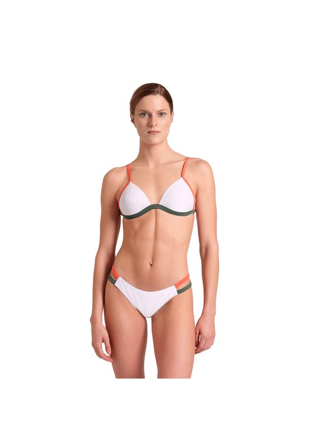 Strój kąpielowy damski dwuczęściowy bikini kostium na basen Arena ProFile. Kolor: zielony, biały, wielokolorowy