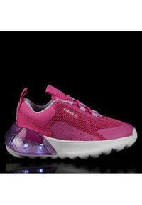 Geox Sneakersy J Activart Illuminus J45LZA 0149J C8257 M Różowy. Kolor: różowy. Materiał: materiał